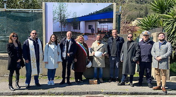 A Castel San Giorgio un nuovo asilo nido comunale. Stamane la cerimonia di posa della prima pietra