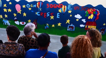 Murales, fiori e amore per gli animali: i bambini del Centro per la Legalità “piantano” speranza a Matierno