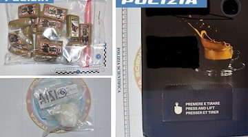 Un chilo e mezzo di droga nascosto in una scatola di caffè, arrestato spacciatore a Salerno