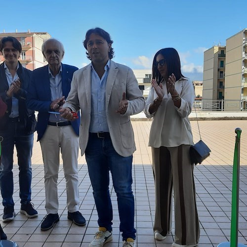 A Pagani al via i lavori di riqualificazione terzo piano dell’Auditorium Sant’Alfonso: stamattina il taglio del nastro