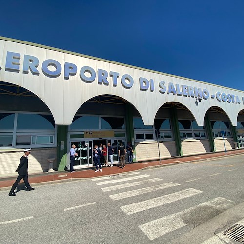 Aeroporto Salerno-Costa d'Amalfi, Gesac e Cascone rassicurano sui lavori: «Nel 2024 lo scalo sarà operativo»