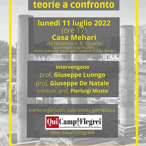 “Bradisismo. Teorie a confronto” confronto pubblico tra Giuseppe Luongo e Giuseppe De Natale