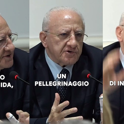 Caivano, De Luca: «Viavai di ministri in gita scolastica, li ospitiamo in una tenda della Protezione civile» /VIDEO<br />&copy; Vincenzo De Luca