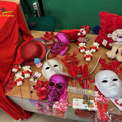 Carnevale e San Valentino sicuri: sequestrati oltre 170 mila prodotti nel salernitano