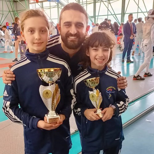 Club Scherma Salerno, 10 medaglie agli Interregionali Under 14 di Portici