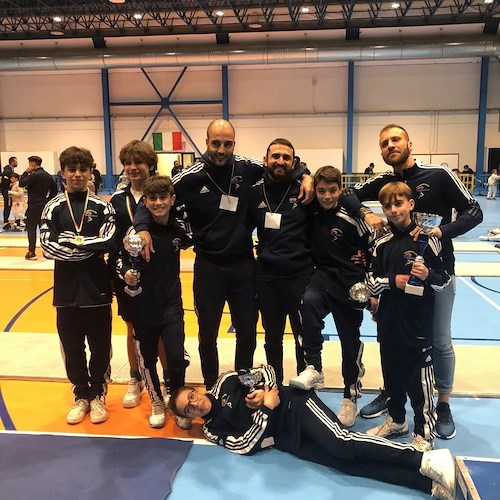 Club Scherma Salerno sugli scudi agli Interregionali Under 14 di Baronissi