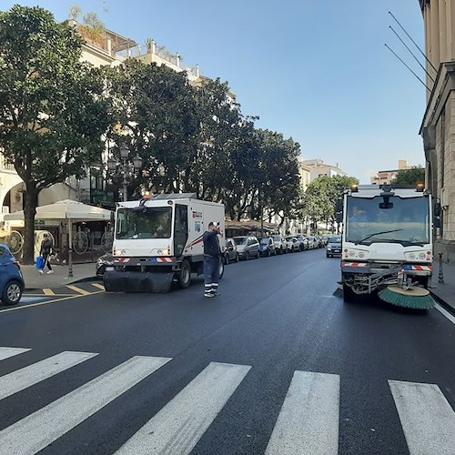 Contrasto a Covid: sanificazione urbana anche a Salerno 