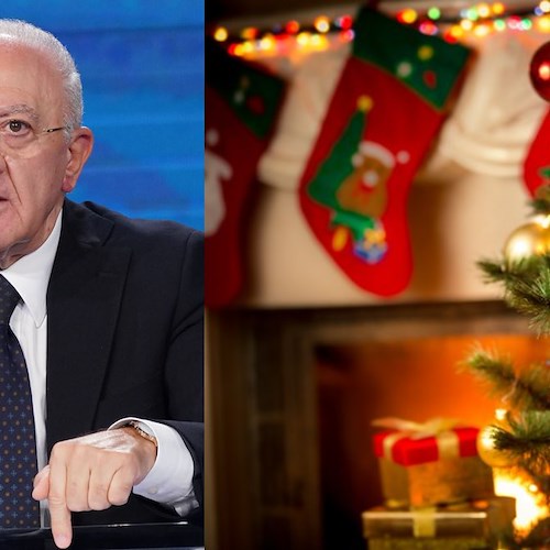 Covid-19, De Luca contrario al “rilassamento” del governo: «Quest’anno Natale e Capodanno non esistono»