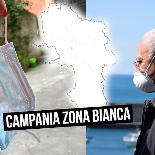 De Luca si prepara alla zona bianca: «La mascherina in Campania si porta per tutta l'estate»