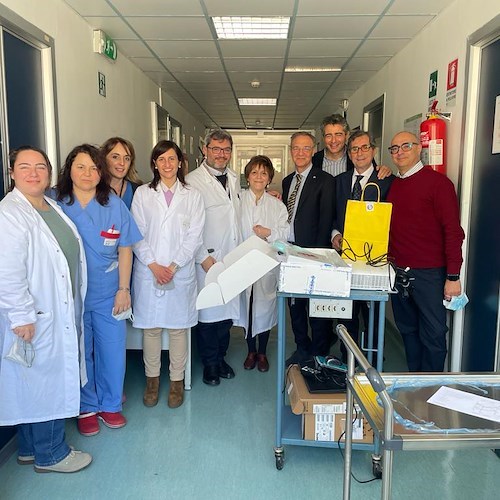 Donazione dell’ANC Salerno al reparto di Neonatologia del Ruggi di Salerno