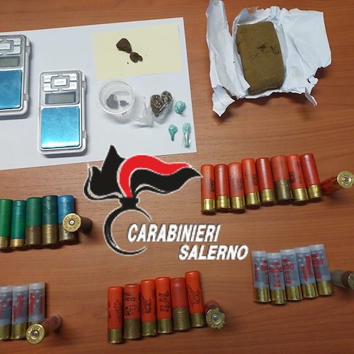 Droga e armi, due giovanissimi arrestati nel Salernitano