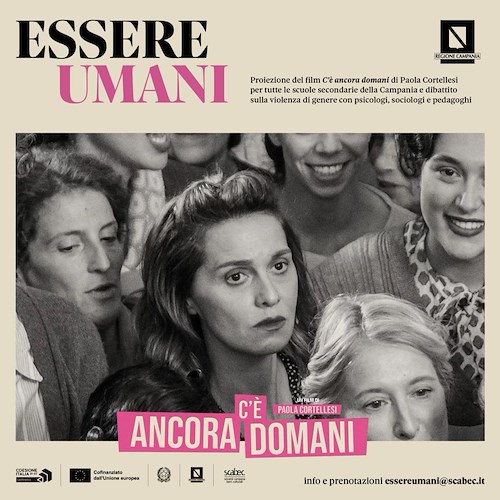 “Essere Umani”, la Regione Campania al fianco delle scuole contro la violenza di genere<br />&copy; Scabec