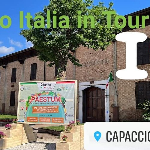 Gusto Italia a Capaccio Paestum: 16-19 giugno mercatino, area food, eventi, musica dal vivo e degustazioni 