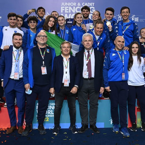 Il campano Giorgio Marciano è Campione del Mondo di Sciabola Maschile a squadre