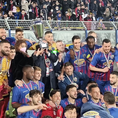 Il San Marzano Calcio vince la Coppa Italia d'Eccellenza campana, gli auguri del sindaco Carmela Zuottolo
