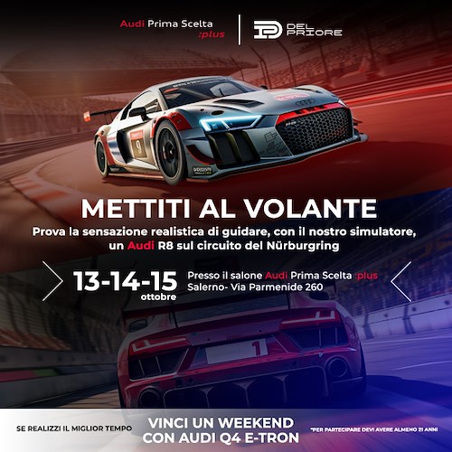 La Magia di Guidare un’Audi R8 sul Circuito del Nürburgring! A Salerno da Del Priore 