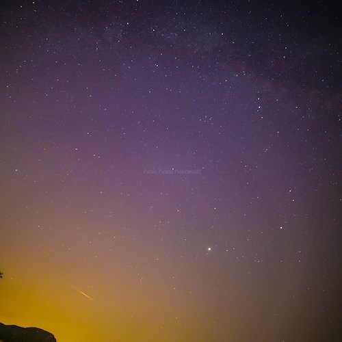 La "Notte dei Desideri". A Positano tra astronomia, fascino e magia: le stelle cadenti di Fabio Fusco