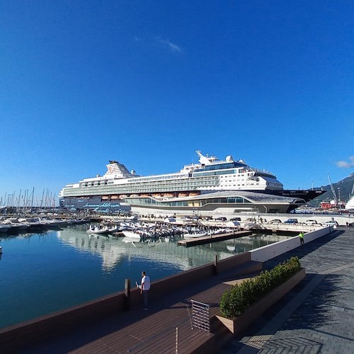 Le grandi navi da crociera scelgono Salerno: tre approdi in soli sei giorni