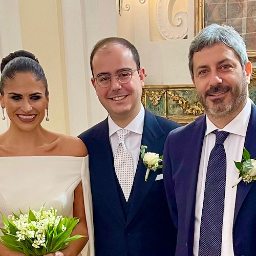 Matrimonio a 5 stelle per Alessandro Amitrano e Alessandra Morrone. Testimoni Luigi Di Maio e Roberto Fico