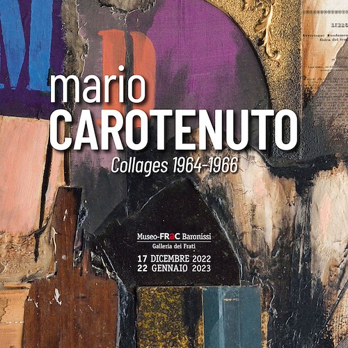 Nel centenario della nascita una mostra sui "Collages" di Mario Carotenuto nella Galleria dei Frati di Baronissi