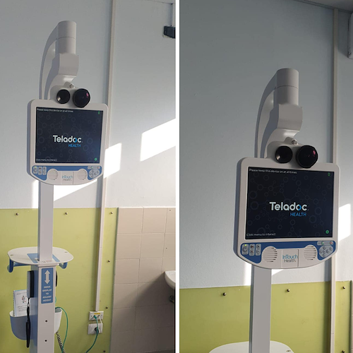 Ospedale di Battipaglia: inaugurato “Telestroke”, robot per i pazienti affetti da ictus