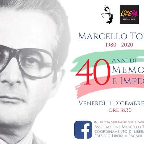 Pagani, domani l’anniversario dell’uccisione di Marcello Torre 