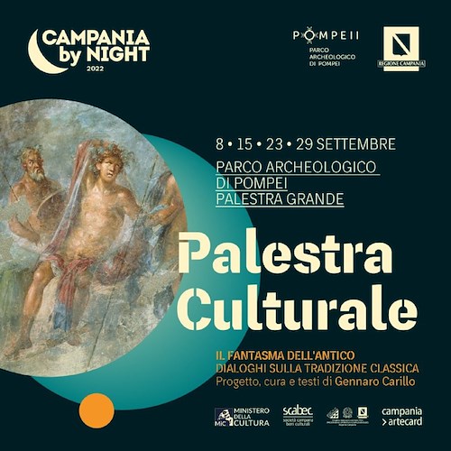 "Palestra culturale", 8 settembre torna l'iniziativa per allenare mente e spirito attraverso la storia di Pompei