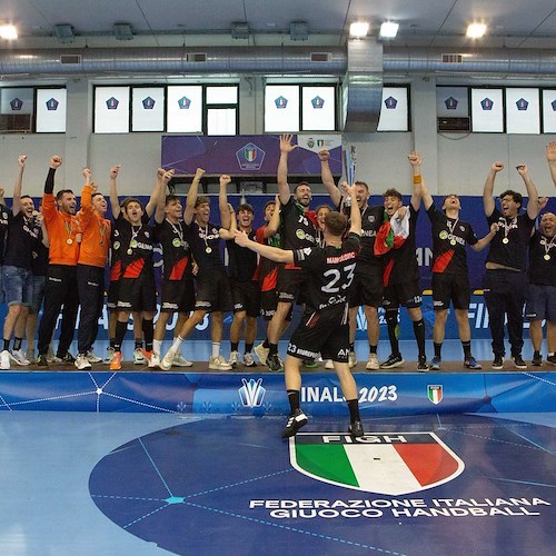 Pallamano, la Genea Lanzara è campione d’Italia: i salernitani si aggiudicano lo scudetto under 20