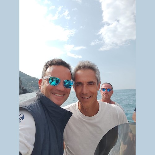 Paulo Sousa arriva a Minori in Costiera Amalfitana 