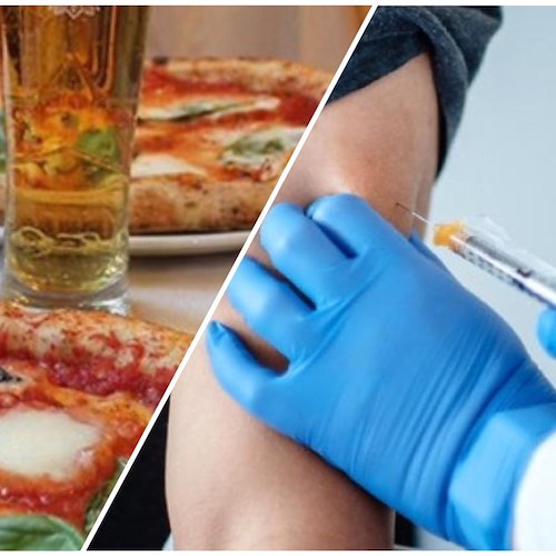 Pizza e bibita gratis a chi si è vaccinato: l'iniziativa di un ristoratore di Salerno 