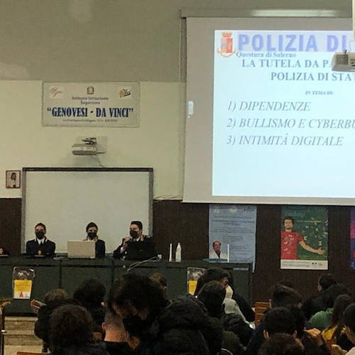 "PretenDiamo Legalità", la Polizia di Stato incontra gli studenti della Provincia di Salerno