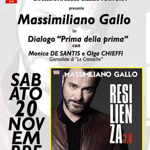 "Resilienza", Massimiliano Gallo si esibisce a Salerno con uno spettacolo sulla quarantena da Covid-19