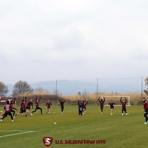 Ripresa degli allenamenti per la Salernitana