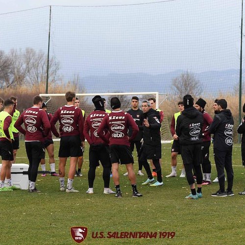 Ripresa degli allenamenti per la Salernitana