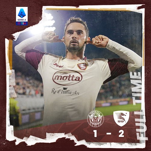 Salernitana al cardiopalma: due gol nel recupero e vittoria sul Venezia 