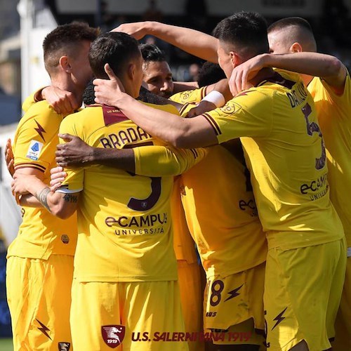 Salernitana, pari giusto contro lo Spezia