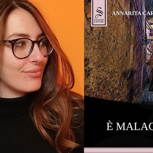 Salerno, Annarita Caramico pubblica il suo primo romanzo: “È malacqua”