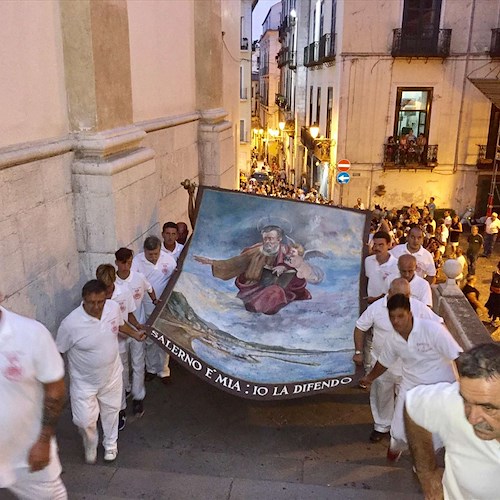 Salerno, domani l'alzata del Panno di San Matteo nel rispetto delle misure anti Covid