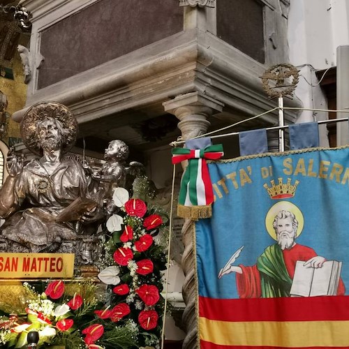 Salerno festeggia San Matteo, sindaco: «Elemento vivo dell'identità salernitana» 
