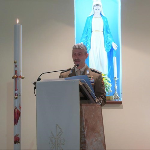 Salerno, la reliquia di San Giorgio Martire arriva alla Caserma D'Avossa /FOTO