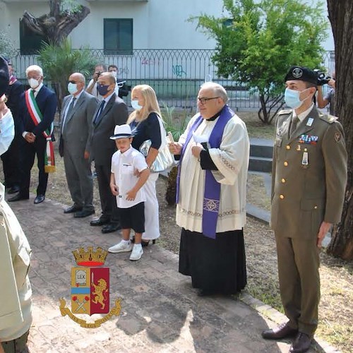 Salerno, Polizia commemora gli Agenti Mario De Marco e Antonio Bandiera, vittime del terrorismo
