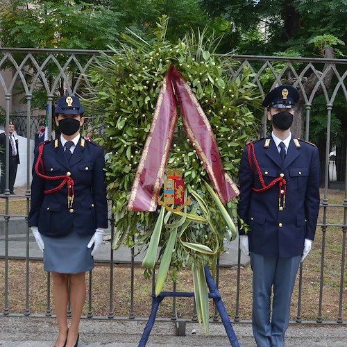 Salerno, Polizia commemora gli Agenti Mario De Marco e Antonio Bandiera, vittime del terrorismo