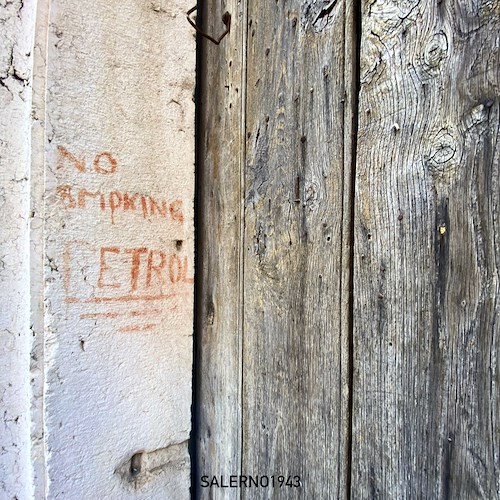 Salerno, ritrovata scritta risalente alla seconda guerra mondiale