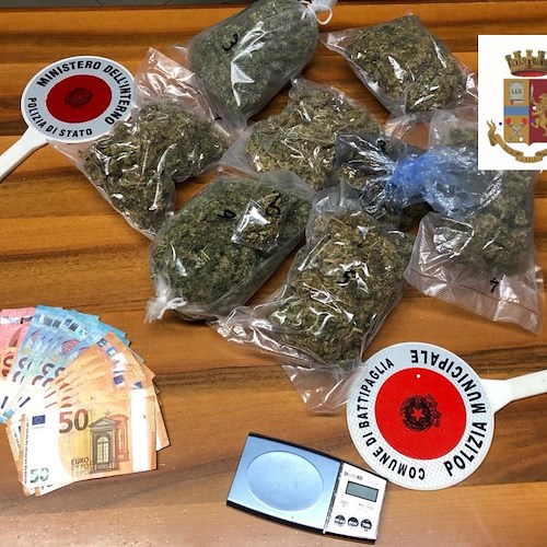 Serra di marijuana sul terrazzo di casa: arrestato 36enne a Battipaglia