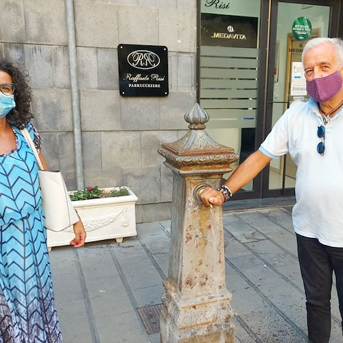 Stop agli sprechi d'acqua a Roccapiemonte: installati pulsanti per la corretta erogazione idrica