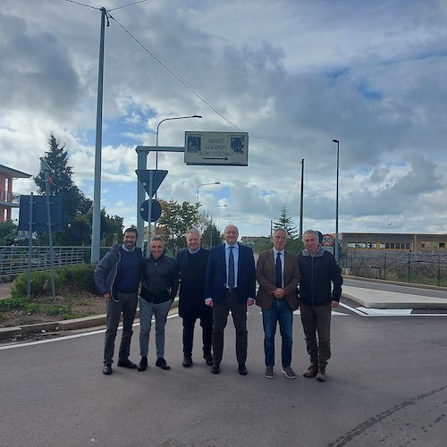 Strade di collegamento per l’aeroporto Costa d’Amalfi, terminati i lavori di Via dell’Olmo. Il punto con la stampa