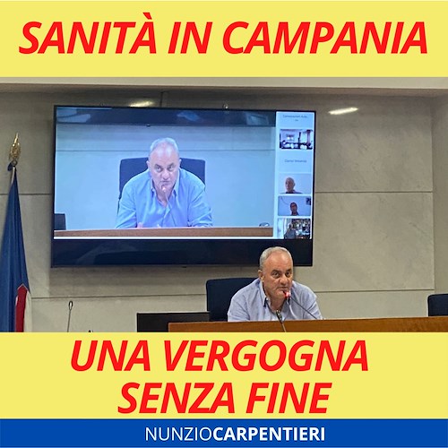 Tagliati fondi a diabetici del Salernitano, Carpentieri: «Vergogna senza fine!»
