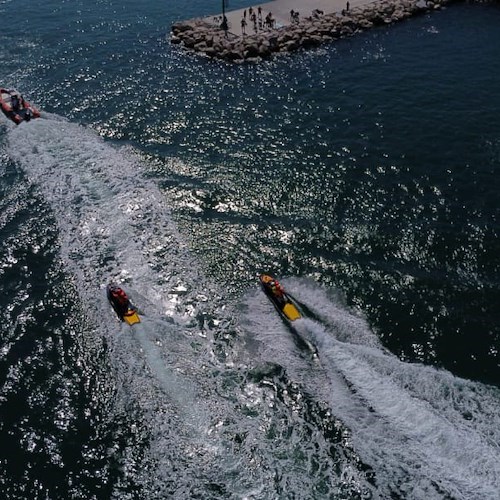 Vigili del Fuoco Salerno. Assistenza e soccorso in mare per i Campionati Italiani di vela giovanili in singolo