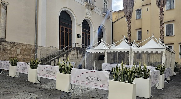 In Vino Civitas debutta al Tempio di Pomona: da oggi Salerno capitale del vino